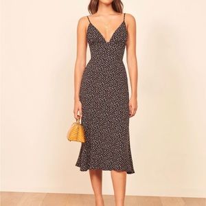 Reformation Dove dress Confetti print, EUC size 10